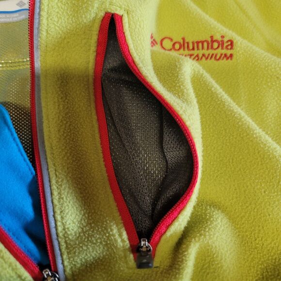 Columbia Titanium Omni Heat Fleece 1/2 Zip Pullover Mens Size L - Picture 9 of 13